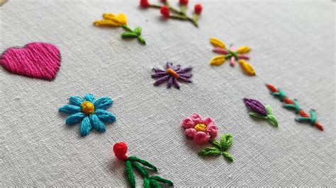 10 Small And Cute Embroidery Motifs Suitable For All Over Design