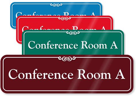 ShowCase Conference Room Signs