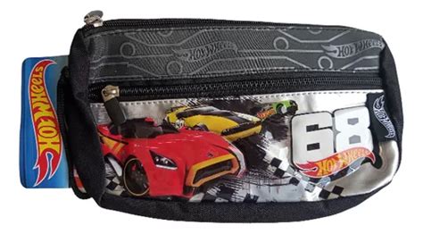Cartuchera Escolar Hot Wheels niños Colegio nido Cierres Cuotas sin interés