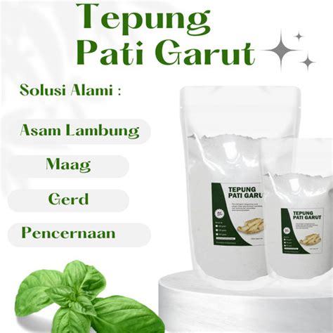 Promo Tepung Angkrik Pati Irut Pati Garut Asli Obat Asam Lambung Maag