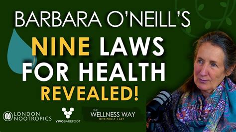 Barbara O Neill S Nine Laws For Health Revealed Youtube