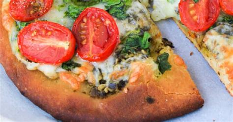 15 Minute Pesto Naan Pizza Recipe Personal Sized Savor Savvy