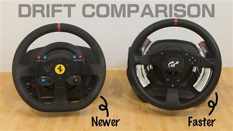 【drift Comparison】thrustmaster T300rs Vs T500rs Youtube