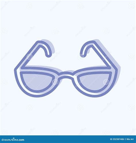 Icon Reading Glasses Suitable For Men Accessories Symbol Two Tone Style Simple Design