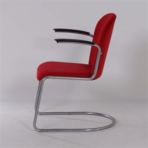 Vintage 413 R Gispen Chair By By Willem Hendrik Gispen 1950s