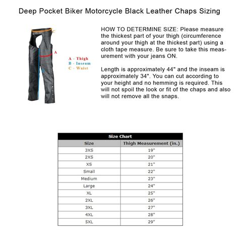 Chaps Pants Size Chart Ponasa