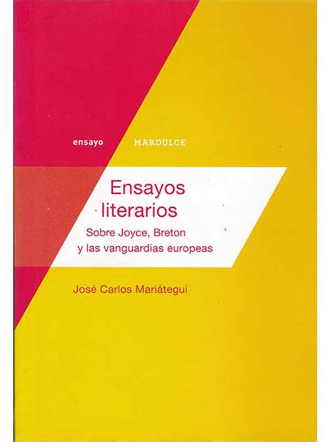 Ensayos Literarios Catálogo Libros