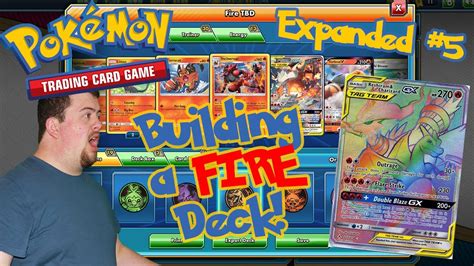 Building A Fire Deck Pokemon Tcg Online Expanded Youtube