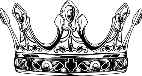 Royal king crown hand drawn sketch doodle illustration 47448686 Vector ...