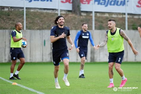 Završne pripreme za utakmicu protiv Lokomotive HNK Hajduk Split