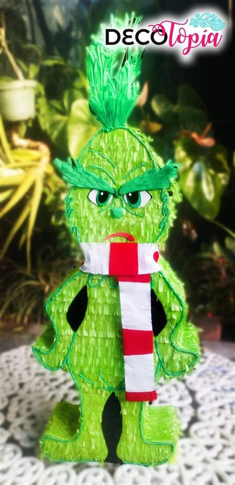 Piñata Grinch Piñatas Navidad Piñata Infantiles Piñatas Originales