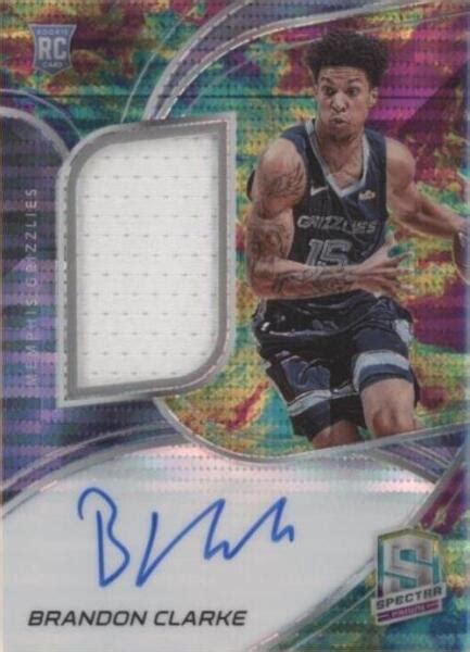 Panini Spectra Rookie Jersey Autographs Celestial Prizm