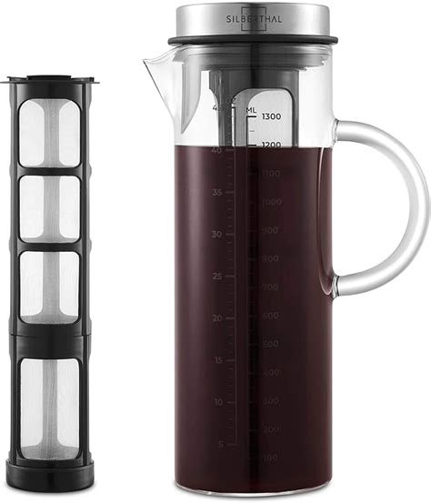 Silberthal Caraffa Vetro Con Tappo Cold Brew Coffee Maker L