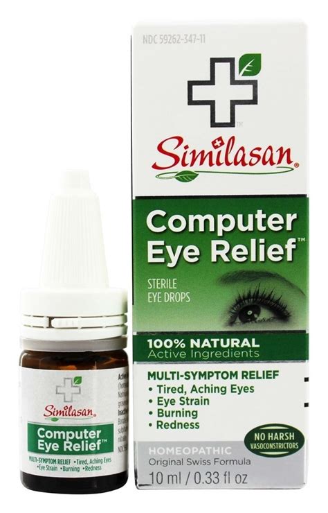 Капли для глаз Similasan Computer Eye Relief, Sterile Eye Drops | отзывы