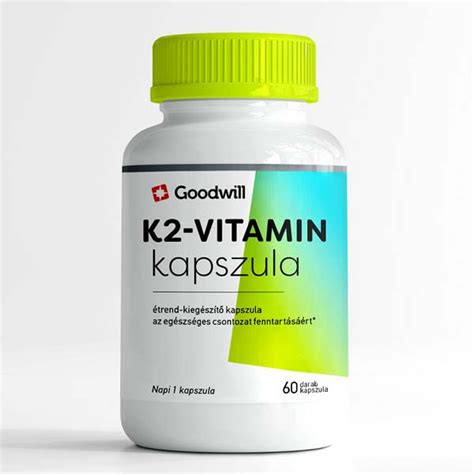 Goodwill K2 vitamin kapszula 60 db kedvező áron ZUE Online P