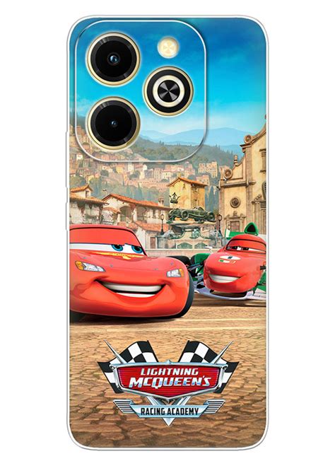 Infinix Hot 40i чохол з лого Тачки Racing Academy з італійським суперкаром