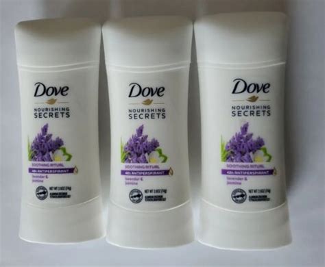 3 Pack Dove Nourishing Secrets Antiperspirant Deodorant Stick Lavender