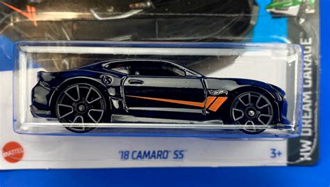 Машинка Базова Hot Wheels 18 Camaro SS Dream Garage 1 64 HTB50 Black купити в інтернет