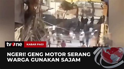 Lagi Teror Geng Motor Ke Permukiman Buat Warga Resah Kabar Pagi