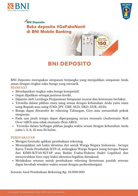 Formulir Aplikasi Pembukaan Rekening Bni Contoh Surat Resmi