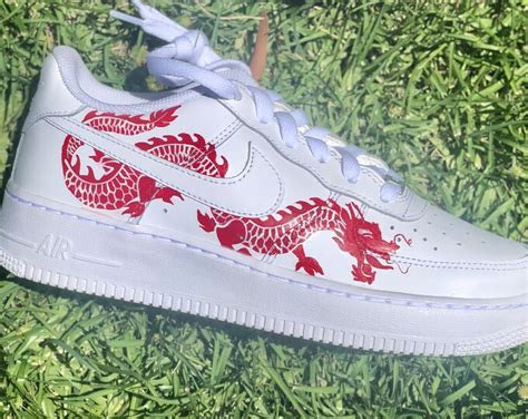 Dragon Custom Painted Air Force S Etsy