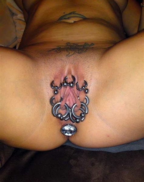 Clit Hood Piercing In Bikini