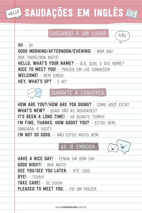 Atividades De Ingles 6 Ano Saudações - RETOEDU