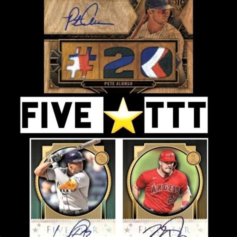 2022 TOPPS TRIPLE THREADS FIVE STAR BASEBALL HOBBY 17 BOX DOUBLE CASE