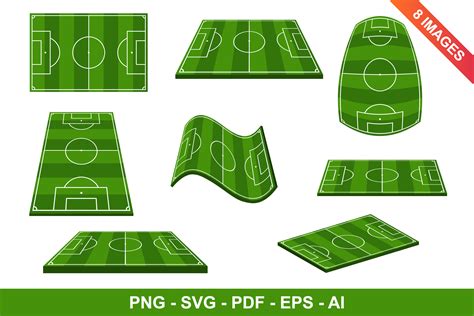 clip art of football field 10