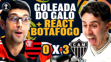 Flamengo 0 x 3 Atlético MG react ENTREGADA do Botafogo no ÚLTIMO