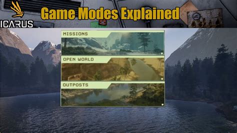 Explaining Missions Open World Outpost Icarus Info YouTube