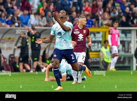 Turin Italy 03rd June 2023 Denzel Dumfries 2 Of Inter Seen During