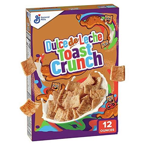 Dulce De Leche Toast Crunch Breakfast Cereal Flavored Crunchy Caramel