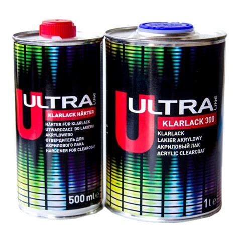 Novol. ULTRA Klarlack 300, прозрачный акриловый лак + отвердитель ...