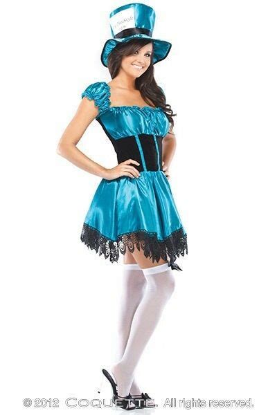 Womens Sexy Mad Hatter Costume Fancy Dress Hat Alice Wonderland