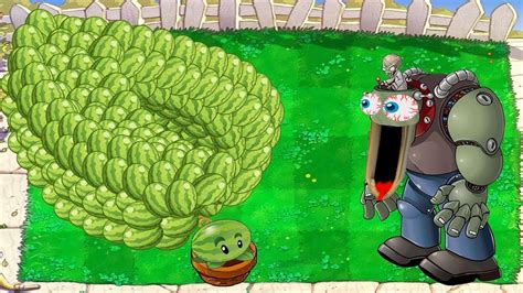 Melon Pult Winter Melon Vs Gargantuar Plants Vs Zombies Pvz Plus Pvz