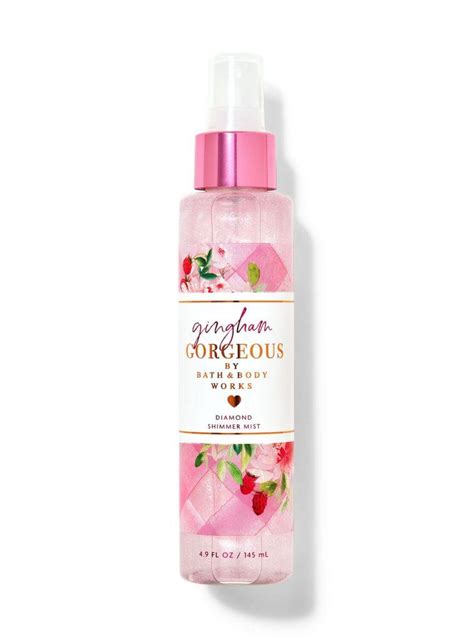 Gingham Gorgeous Diamond Shimmer Mist Bath Body Works Dreamskinhaven