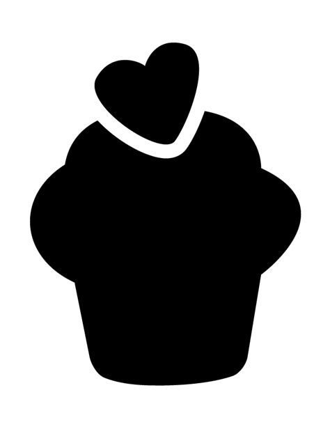 Cupcake Silhouette - ClipArt Best