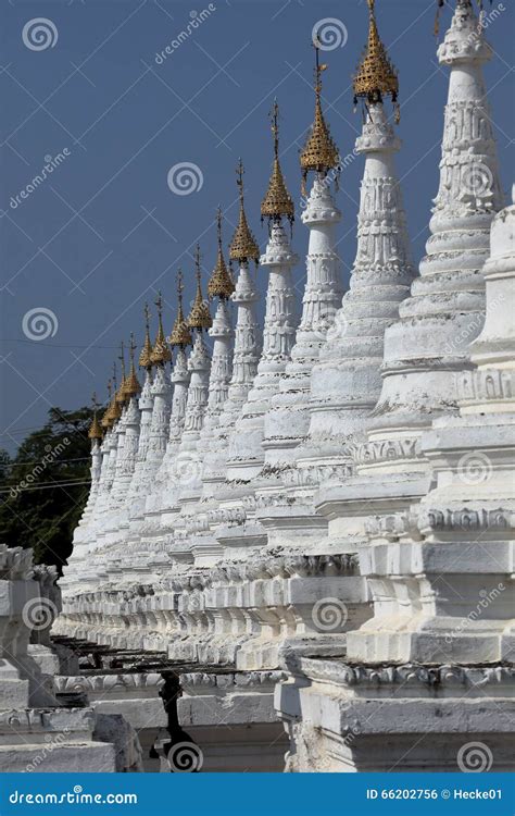 Buddhist Temples and Pagodas of Mandalay in Myanmar Stock Photo - Image ...
