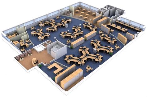 Call Center Office Layout