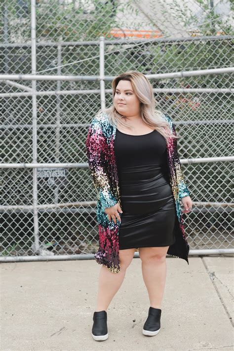 Plus Size Sequin Cardigan Natalie In The City