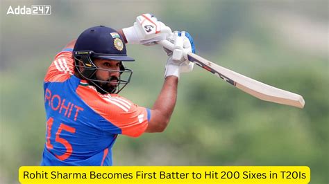 Rohit Sharma Becomes First Batter To Hit Sixes In T Is