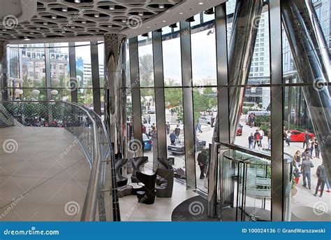 Warsaw Spire Modern Office Building Editorial Photo Image Of