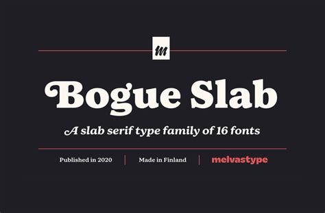 Bogue Slab Font Fonts Hut