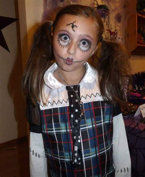 Creepy Doll Costume Make Up Creepy Doll Costume Doll Costume