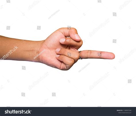 Fuck You Sign By Male Hand Stock Photo 1108997540 Shutterstock