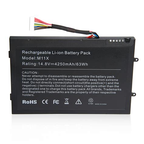 Wh Battery For Dell Alienware M X M X R R R Pt V P X T Yjr