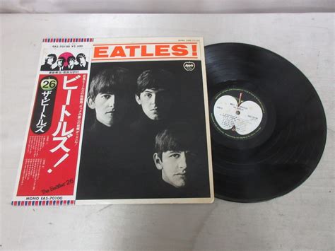 l468 The Beatles Meet The Beatles LP レコード ビートルズ 帯付き 国内盤 EAS 70100 ミート