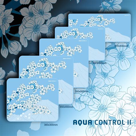 Коврик для мыши X-raypad Aqua Control II Sakura Blue XL Extended ...