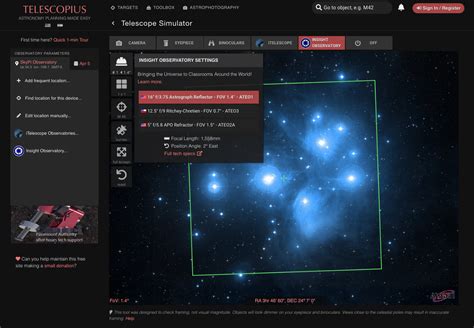 Telescopius Astronomy Planning Made Easy